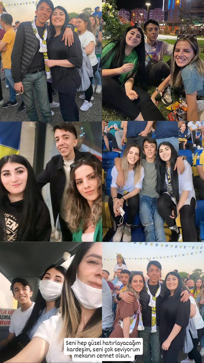 Seni hep yaşatacağım seni çok seviyorum kardeşim, mekanın cennet olsun..