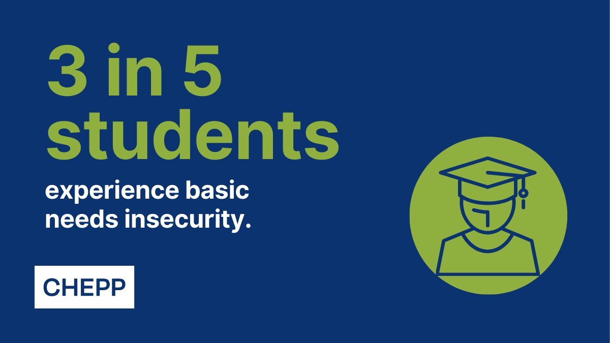 CHEPPtweets's tweet image. Meeting #HigherEd learners’ #BasicNeeds is essential to their well-being and academic success. Today, @SNHUPresident and CHEPP are hosting a conversation about basic needs and how we can better support learners. Stay tuned for more insights & resources!