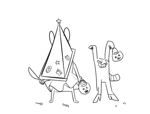 Hapy Hollowheen pyermidhed and leghs🎃
