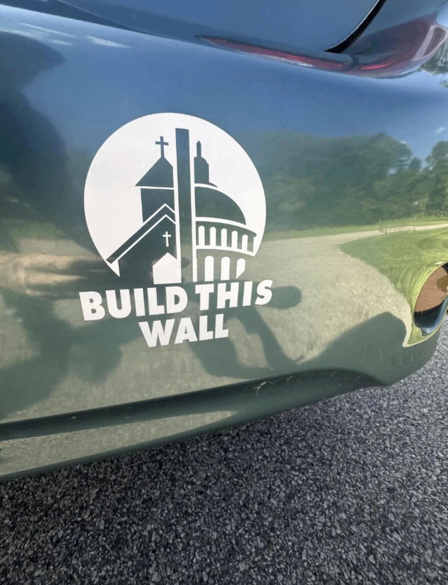 YourAnonNews's tweet image. The only wall that needs to be built is the wall that separates Church and State.