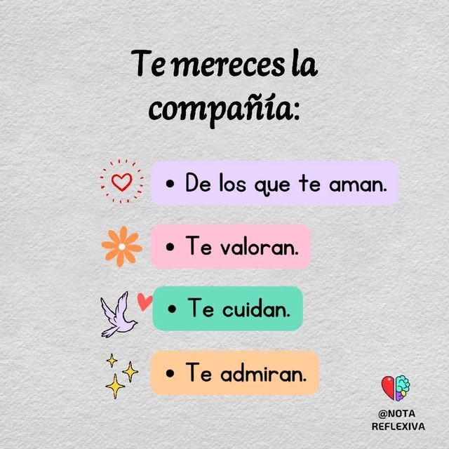 Te mereces la compañía de; 👇🏼👇🏼👇🏼