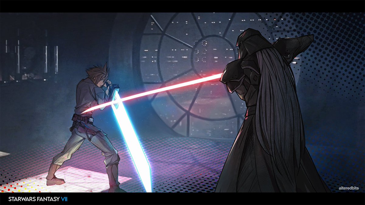 Your destiny lies with me Skywalker--

#StarWars x #FF7