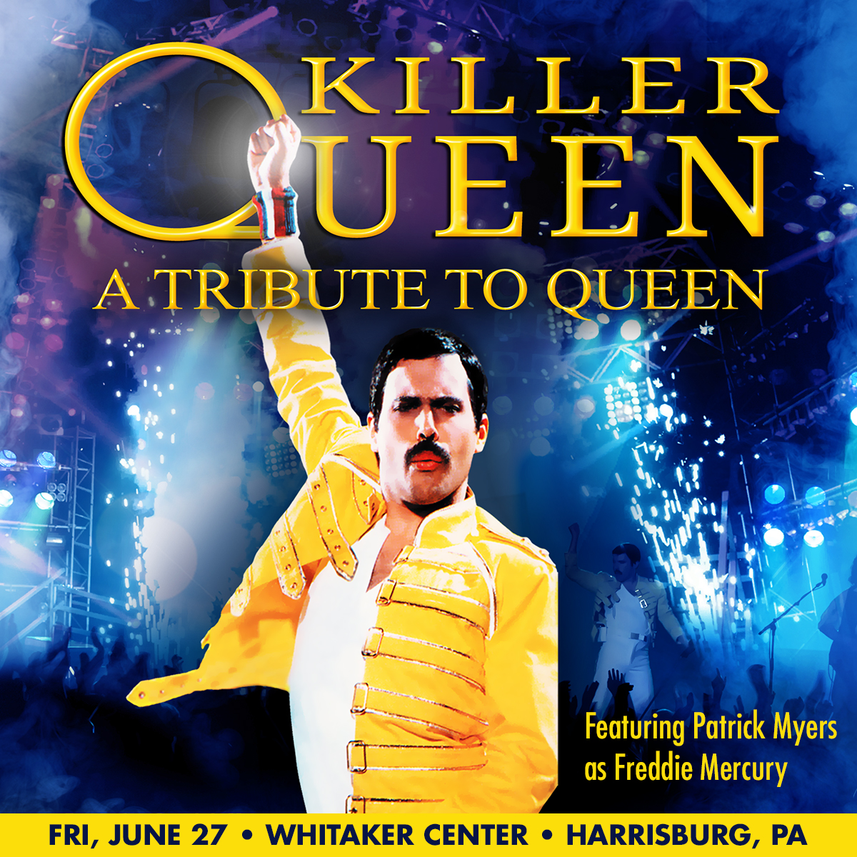 whitakercenter's tweet photo. @KillerQueenUK tickets are ON SALE NOW! Get yours before they’re gone! 🎟️👑

📅 Date: June 27, 2025 @ 8:00 PM
📍 Venue: Sunoco Performance Theater

Buy your tickets here: https://t.co/R8aoA1Rehv

#KillerQueen #WhitakerCenter #LiveMusic #RockMusic #QueenTribute https://t.co/4XlWoYdNoH