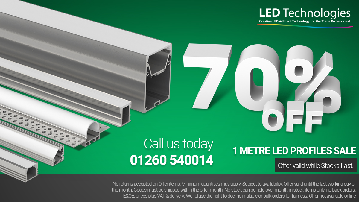 LEDTechLtd's tweet image. 70% OFF 1-metre LED profiles. Now while stocks last! PHONE ORDERS ONLY! Call us to get this amazing deal before it&apos;s gone! #LEDTech #LEDLighting #HugeSavings #PhoneOrders