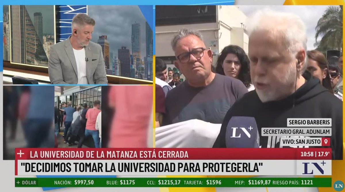 Toman, cierran y no dejan dar clase en la Universidad para "protegerla", alguien me puede explicar que carajo tienen en la cebeza estos tipos?