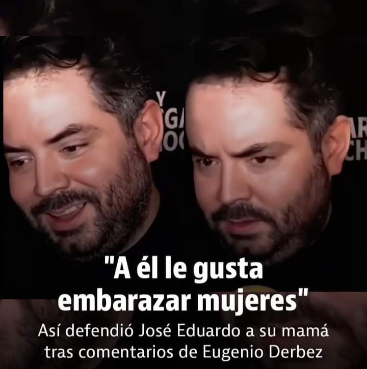 Jose Eduardo Derbez Defiende a su mamá Victoria Ruffo
