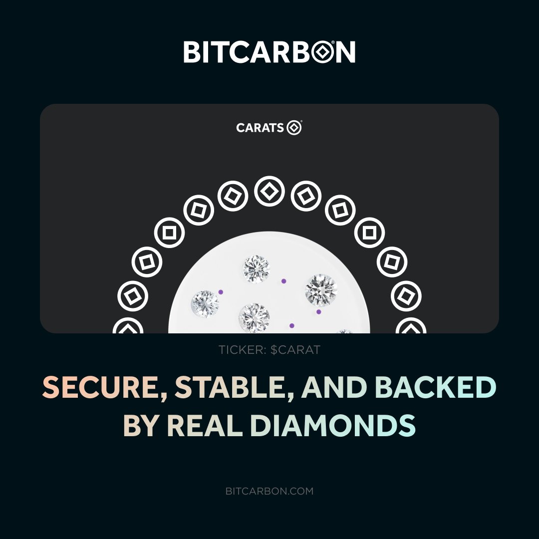 Why settle for unstable coins when you can have Carats? 🌐 Secure, stable, and backed by real diamonds.

#FutureOfFinance $CARAT #DeFi #BuiltOnHedera <a href="/hedera/">Hedera</a> #RWA