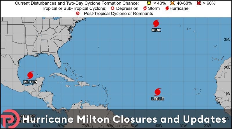 HURRICAN MILTON ALERTS: Walt Disney World, Universal Orlando, SeaWorld, Busch Gardens, Aquatica, Discovery Cove, Legoland Florida, and airport closures due to Hurricane Milton. Be safe and follow the instructions of the cast members. #hurricanemilton  theugseries.com/4dGTcAn