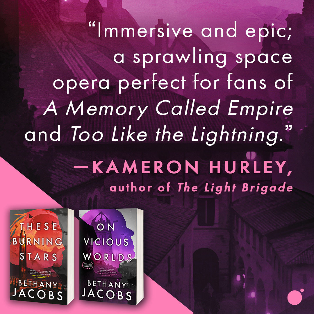 Orbit Books (@orbitbooks) on Twitter photo "Immersive and epic; a sprawling space opera perfect for fans of A Memory Called Empire and Too Like the Lightning." —@KameronHurley, author of The Light Brigade
ON VICIOUS WORLDS by <a href="/BethanyGJacobs/">Bethany Jacobs -- ON VICIOUS WORLDS is out now!</a> is available next week! "Immersive and epic; a sprawling space opera perfect for fans of A Memory Called Empire and Too Like the Lightning." —@KameronHurley, author of The Light Brigade
ON VICIOUS WORLDS by <a href="/BethanyGJacobs/">Bethany Jacobs -- ON VICIOUS WORLDS is out now!</a> is available next week!