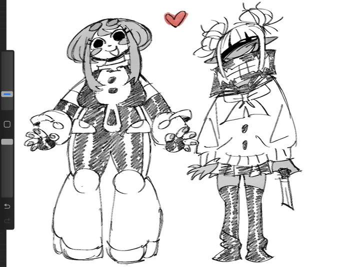 [bnha] i dont think there's a group of characters that come as naturally to me to draw as the girls of my hero academia 
