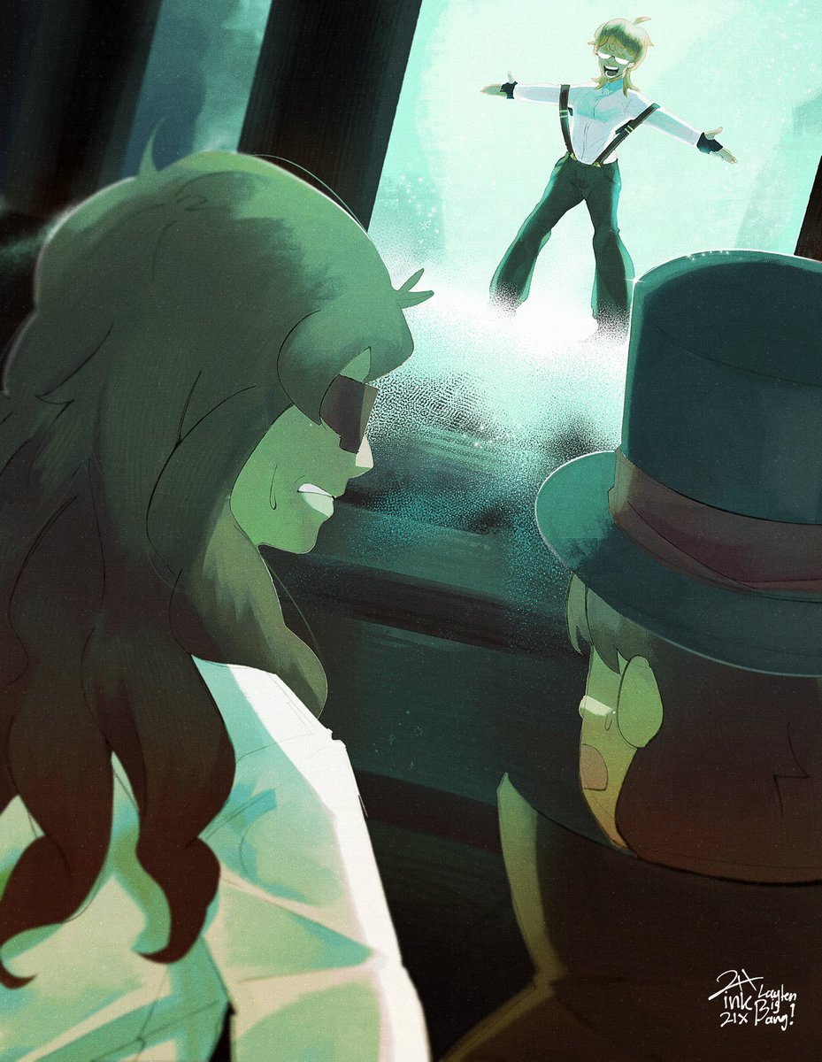 My contributio to <a href="/Prlaytonbigbang/">Professor Layton Big Bang 2024</a> !
worked along with Anivall and Shirozawa! links below to their available work v
#ProfessorLaytonBigBang2024 #ProfessorLayton