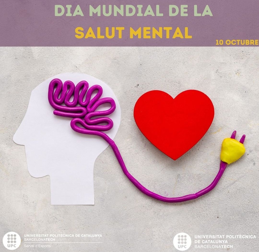 Servei d'Esports UPC (@esportsupc) on Twitter photo #salutmental | 📆Avui, Dia Mundial de la Salut Mental, recordem la importància de cuidar el nostre #benestaremocional i atendre les nostres necessitats🧠
👉 Consulta els tallers que t'oferim, dirigits a cuidar teu benestar💙
🔗upc.edu/esports/ca/act…
#inclusioUPC <a href="/la_UPC/">Universitat Politècnica de Catalunya (UPC)</a> #salutmental | 📆Avui, Dia Mundial de la Salut Mental, recordem la importància de cuidar el nostre #benestaremocional i atendre les nostres necessitats🧠
👉 Consulta els tallers que t'oferim, dirigits a cuidar teu benestar💙
🔗upc.edu/esports/ca/act…
#inclusioUPC <a href="/la_UPC/">Universitat Politècnica de Catalunya (UPC)</a>
