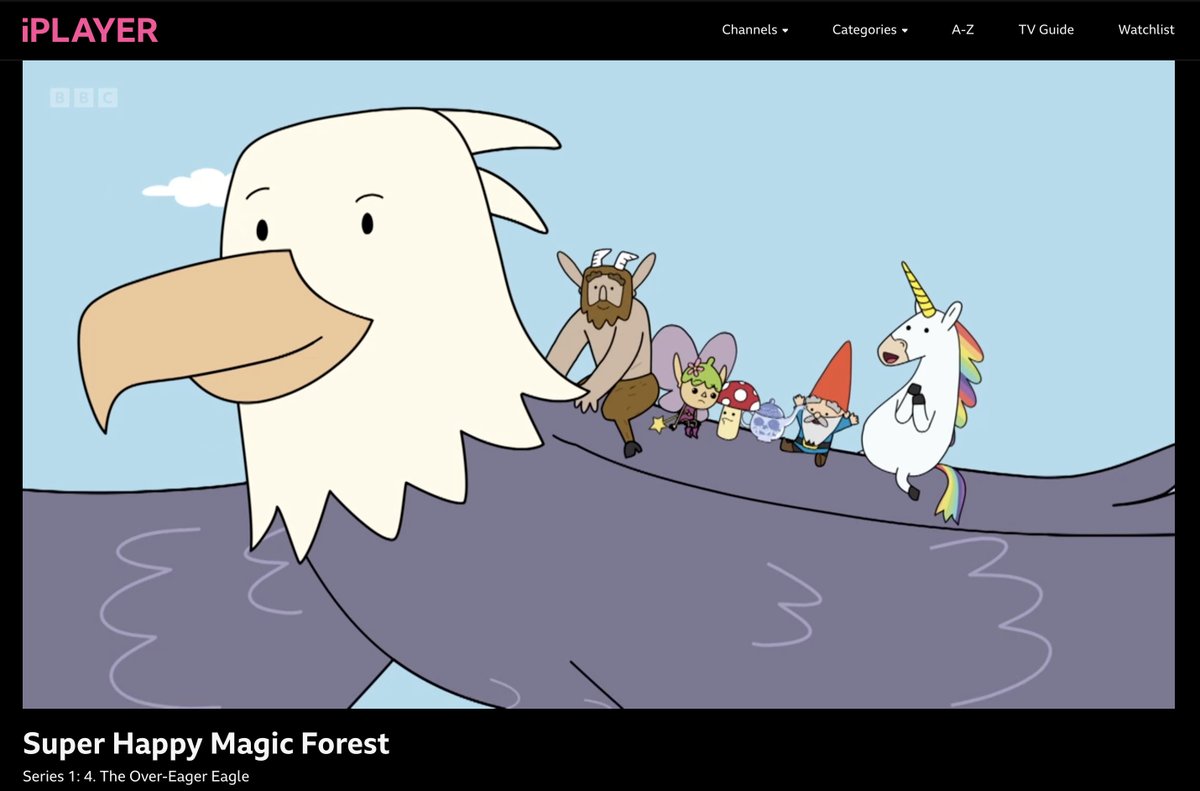 Episode 4: The Over-Eager Eagle is up next. If I had to pick a few episodes that really captured what SHMF TV is about then this would be one of them. It's got a great quest, wolves, goblins, LOTR references, and some softer moments too. 

On iPlayer now and CBBC at 4.35pm :]