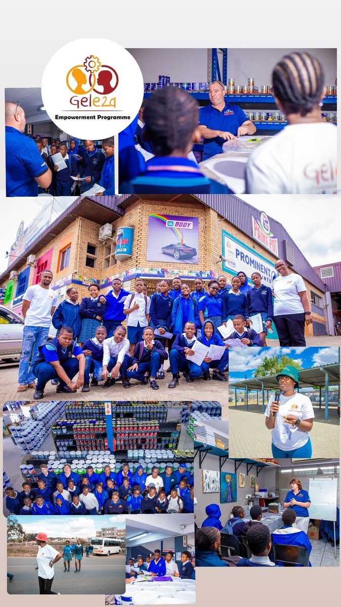 maponya_mantsha's tweet image. Another successful programme wrapped up in partnership with Paint Pot Tzaneen! 🙏🏾✨An educational experience that aligned with the CAPS, hosting 40 eager learners from Hudson Ntsanwisi Secondary School in Limpopo. #EducationMatters #YouthEmpowerment @GelezaProgramme