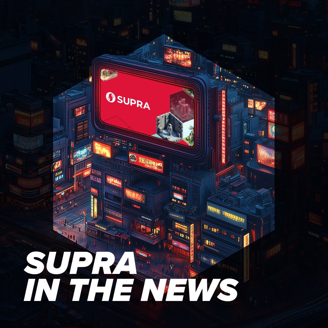 SUPRA_Labs's tweet photo. Hot off the press!

@CoinMarketCap has dropped a scoop on Supra Containers.

Read all about it from Web3's most trusted source:
https://t.co/gj11ib5cdr https://t.co/FcrjQIXHJv