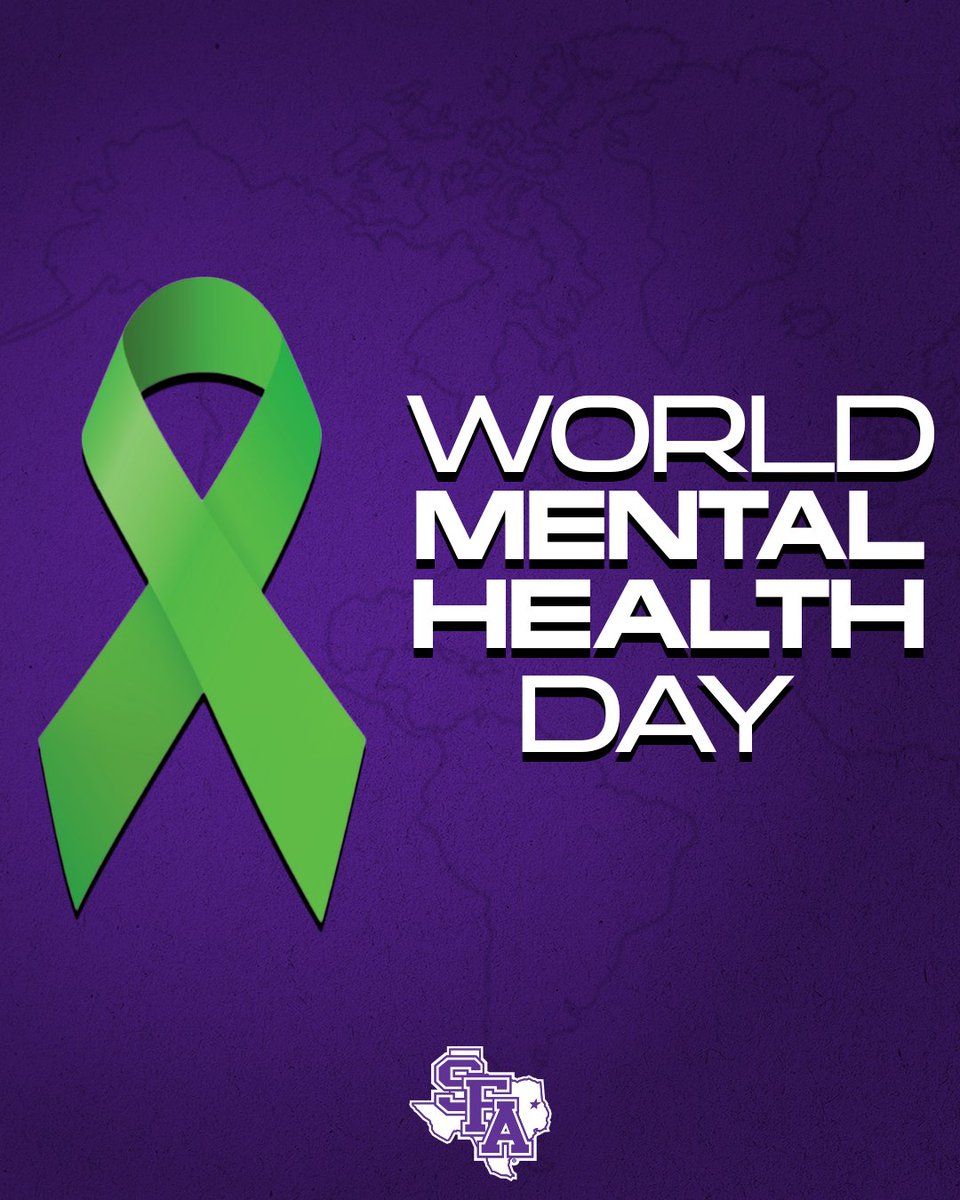 Happy World Mental Health Day! 🌿🪓 

 Let's spread love and kindness to all those struggling with their mental health. You are not alone.

Click below learn about the @sfa_lwn ⬇️
tinyurl.com/yrj8t2jd

#AxeEm x #WorldMentalHealthDay