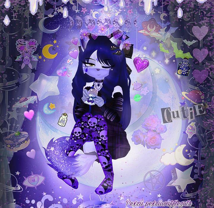 Pexzii's tweet photo. Day 4: moon #mysticalwitchtober #witchtober #witchtoberday4 #day4 #mooncore #moonlight #moon #tanya #fursona #furry #furryoc #foxfursona #pexzii #pexziiblackberrytears #pastelgoth #spooky #gothgirl #linelessart https://t.co/TqhfF2dfKd