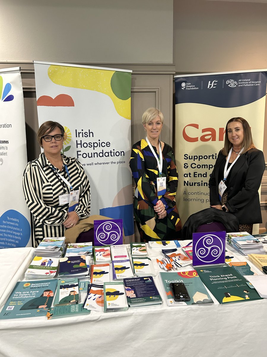 Our <a href="/caruprogramme/">Caru - Supporting Nursing Homes in Ireland</a> team is at the North West Hospice Explorations Conference in Sligo today. Fantastic presentations, and loads of learning and knowledge sharing. #palliativecare <a href="/northwesthospic/">North West Hospice</a>