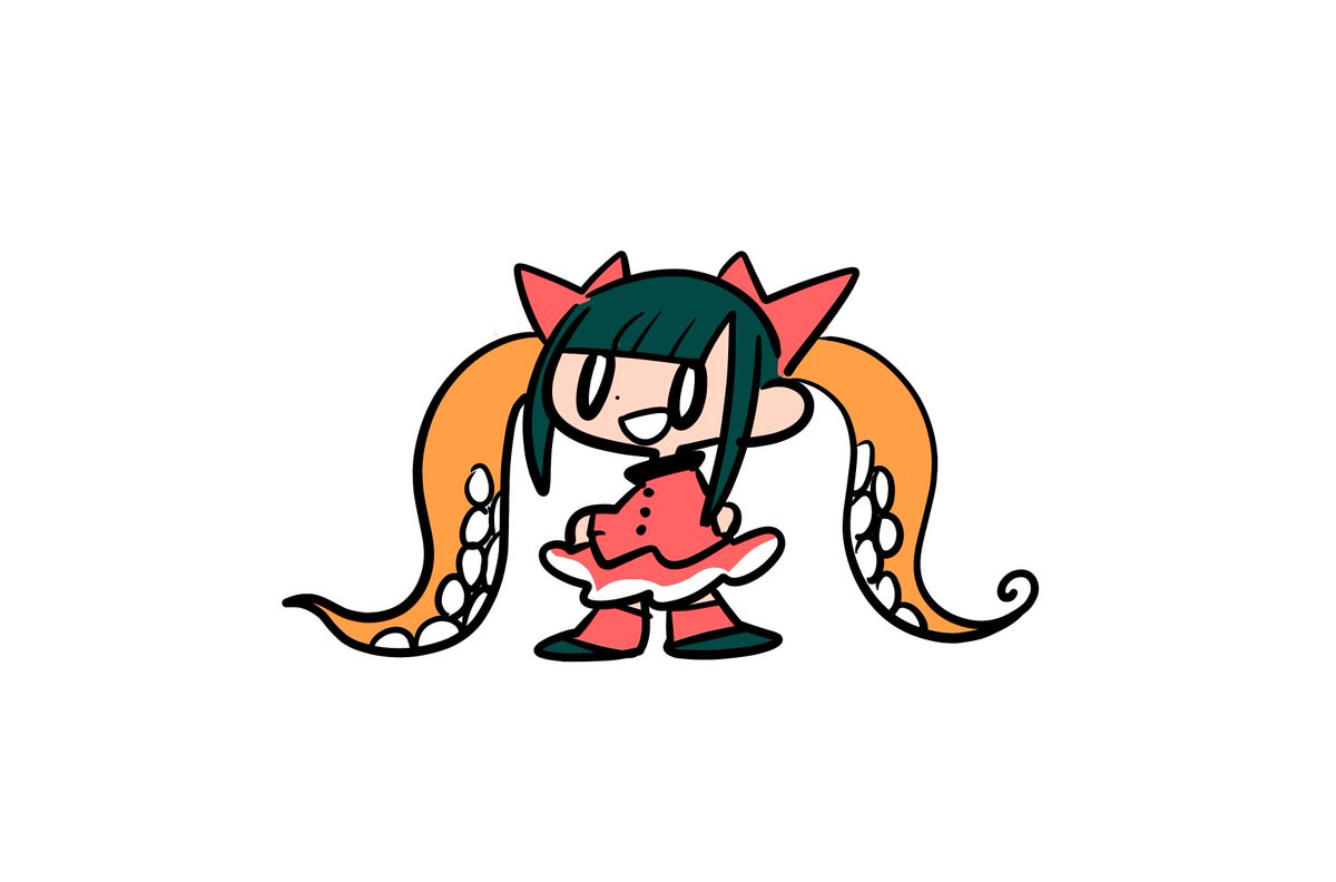 「ツインテール自由形 」|加藤カトヲより愛をこめてのイラスト