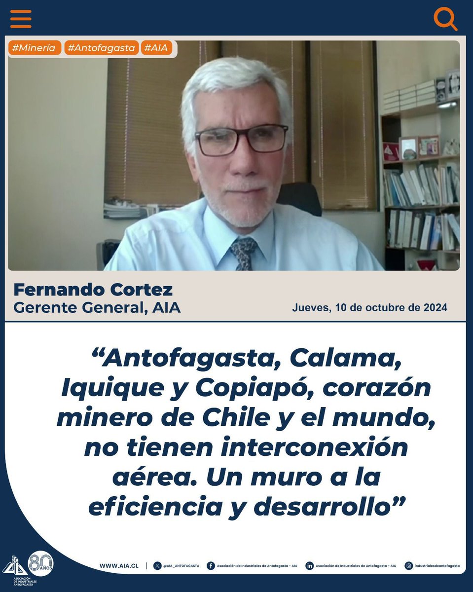 AIA_ANTOFAGASTA's tweet photo. La falta de interconectividad aérea es un gran revés para el desarrollo de la Región de Antofagasta.
#Antofagasta #AIA #Interconectividad https://t.co/akerkrENpC