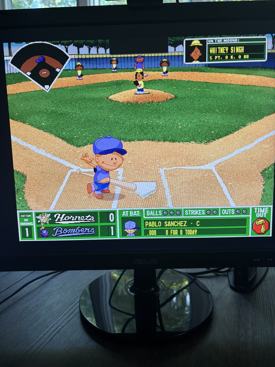 Vpip_'s tweet photo. The Goat is back #PabloSanchez @_BackyardSports #BackyardBaseball https://t.co/U996SaXZtp