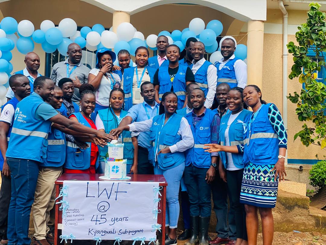 LWF_Uganda's tweet photo. #ThrowBackThursda🎉
Our incredible field teams celebrated 45 years of LWF's impact in Uganda, working tirelessly to build resilient communities. Check out these moments from the celebrations! #LWFAt45 #BuildingResilience #TBT https://t.co/cofPd1fUVV