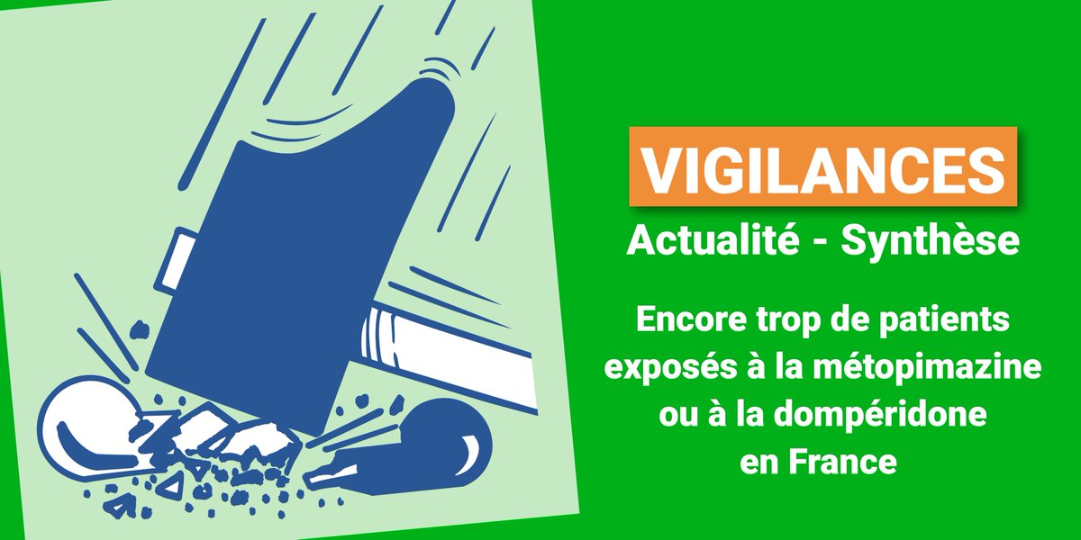 Encore trop de patients exposés à la métopimazine ou à la dompéridone en France.

➡ prescrire.org/fr/3/31/69245/…