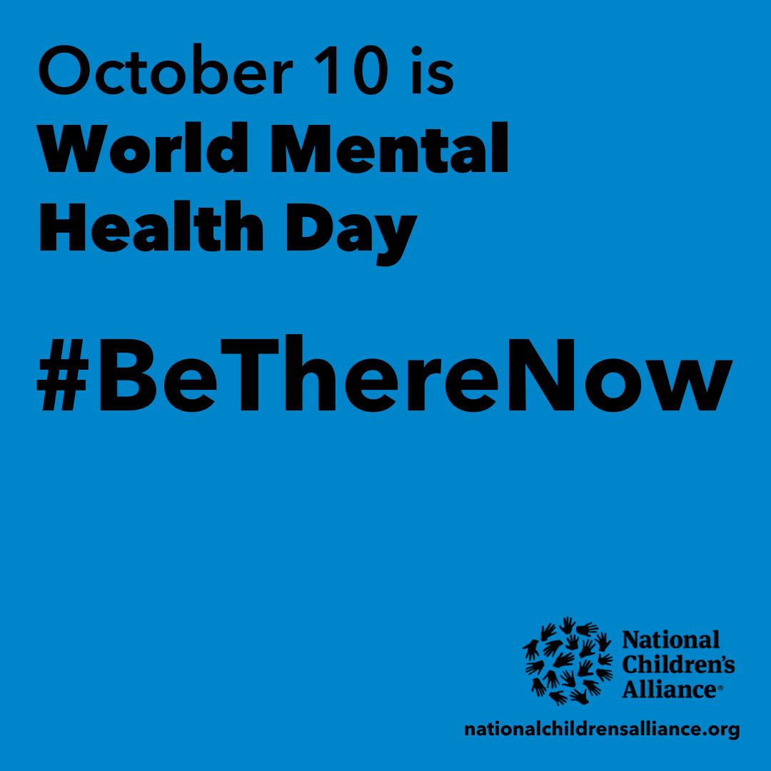 NCAforCACs's tweet image. On #WorldMentalHealthDay we're thinking of the 1-in-7 young people struggling with #mentalhealth problems. The ordinary ways you spend time with the kids you love, like playing or cooking, can be the difference. Building trust isn't magic. Just #BeThereNow