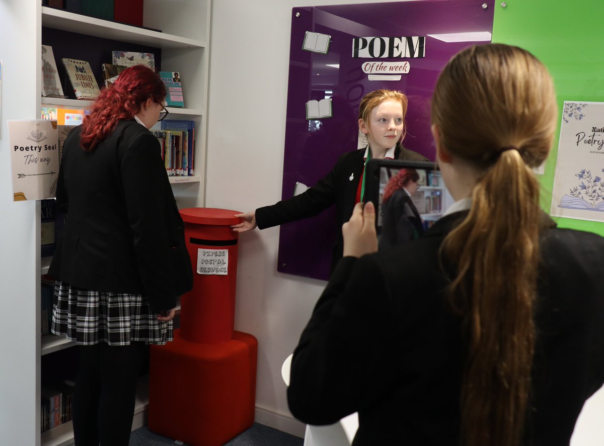 PipersSenior's tweet image. To launch the start of a #PipersLibrary Postal Service after half-term, Director Anika and students in #PipersYear8 have been busy putting together an advert to be shown in form times. We look forward to seeing the finished product! #PipersCommunity