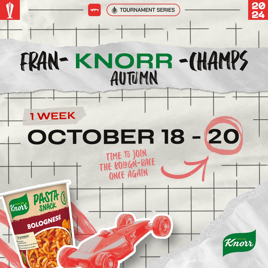 🎮🏆 Step into the arena and compete in the Fran-Knorr-Champs Tournament this fall! Glory, honor, and amazing prizes await those who prove themselves the champions! 🌟
Sign up: bit.ly/4dHjiCY
