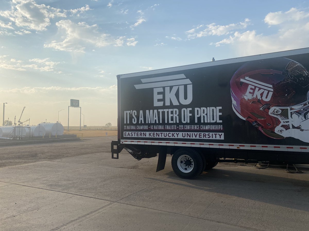 Trucking along! Somewhere in Kansas!