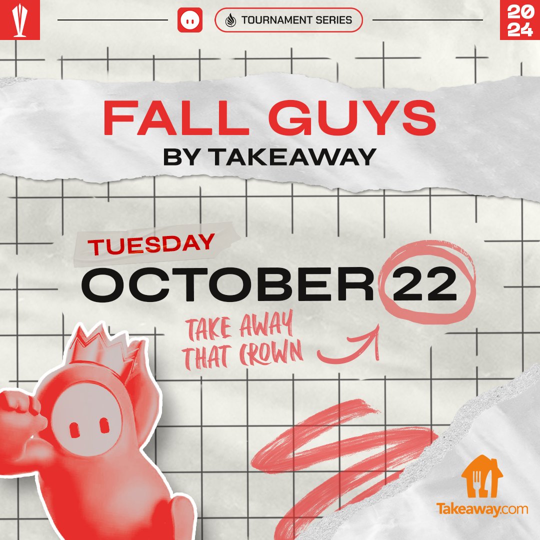 🍔👑 It's time to stumble your way to the top! Join the Takeaway Fall Guys Tournament Series and see if you can be the last bean standing! 😂🏆
Sign up here: bit.ly/4eBTZ6B