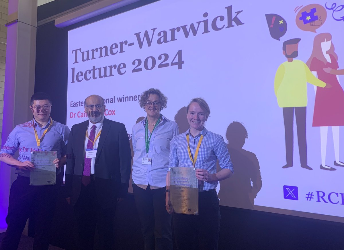 RCPhysicians's tweet image. Congratulations to Dr @caitriona_cox and Dr Daniel Pan, winners of this year’s Turner Warwick Lecture scheme. Pictured here with @HilaryWMedic #RCPUpdate.

Resident doctors can register interest in applying in the future here: ow.ly/Xnmw50TIOA3