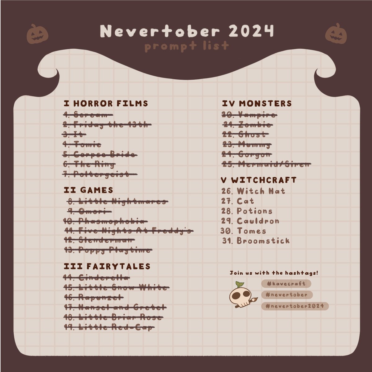 kavecrafts's tweet photo. π§ boo! did our stickers scare you? π§
for days 20-25 of #Nevertober2024, we have our takes on the iconic monsters of the century!
available now on our Etsy, Raket, and Ko-Fi! link in bio π± #nevertober #kavecraft #artshop #stickers #horror https://t.co/JOp8xPCPxf