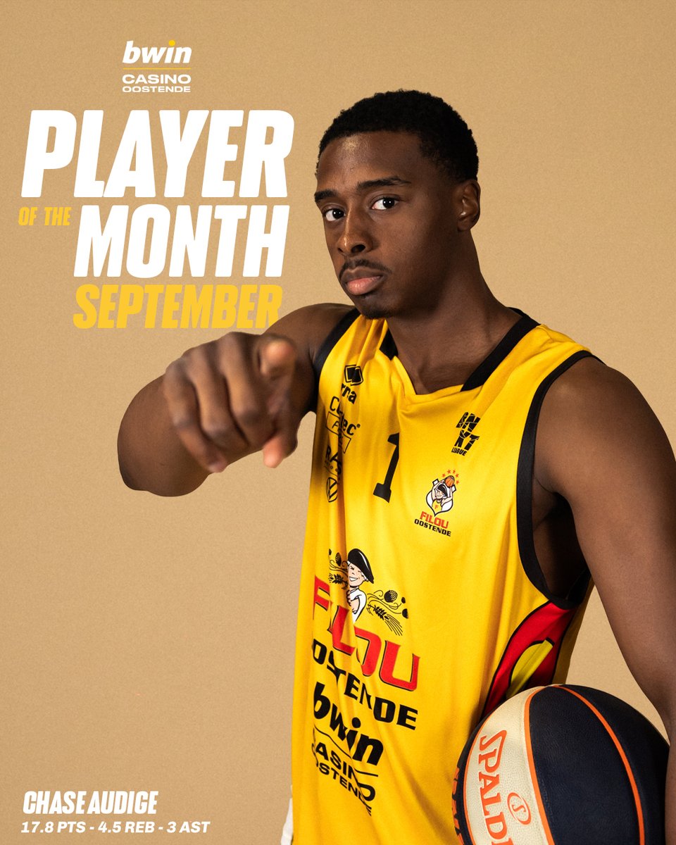 Filou Oostende (@filou_oostende) on Twitter photo Your Infiniti Casino Oostede Player of the Month September: <a href="/ChaseAudige/">Chase Audige</a>
#POTM #FANtastic14 Your Infiniti Casino Oostede Player of the Month September: <a href="/ChaseAudige/">Chase Audige</a>
#POTM #FANtastic14