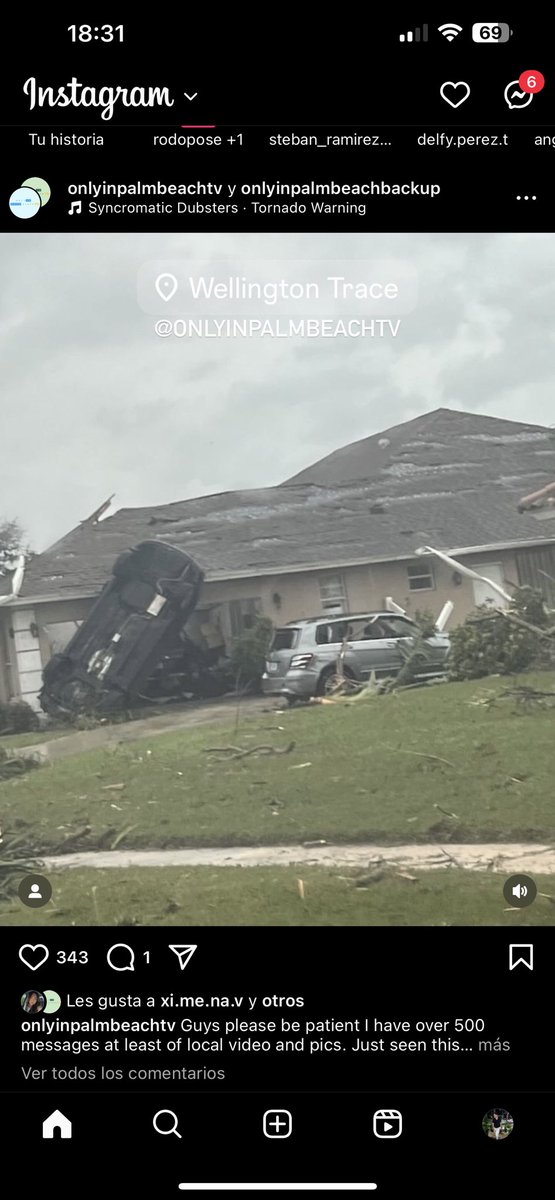 LuccTacain's tweet photo. Acá en Florida el Huracán #Milton #NadieDiceNada gracias a Dios estamos bien https://t.co/6zQLLc6lOX