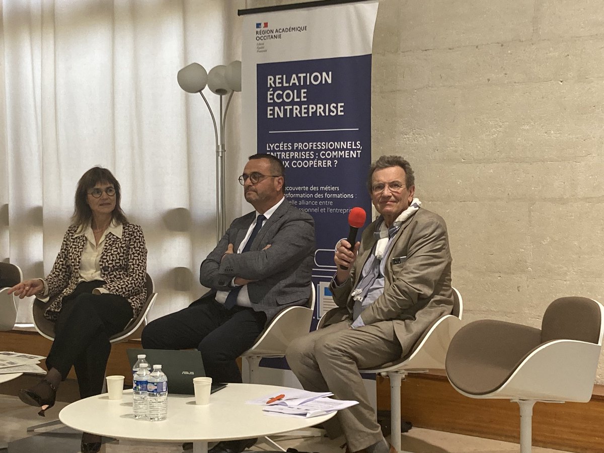 Le #MEDEFOccitanie participe à la 3ème AG du #ClubEE. L’occasion de partager les travaux menés dans le cadre de sa co-présidence de la commission insertion professionnelle et #métiers de demain.
<a href="/medef/">Mouvement des Entreprises de France</a> <a href="/HERVESamuel/">HERVE Samuel</a> <a href="/sophie_garcia31/">Sophie Garcia</a> <a href="/sophiebejean/">Béjean Sophie</a>