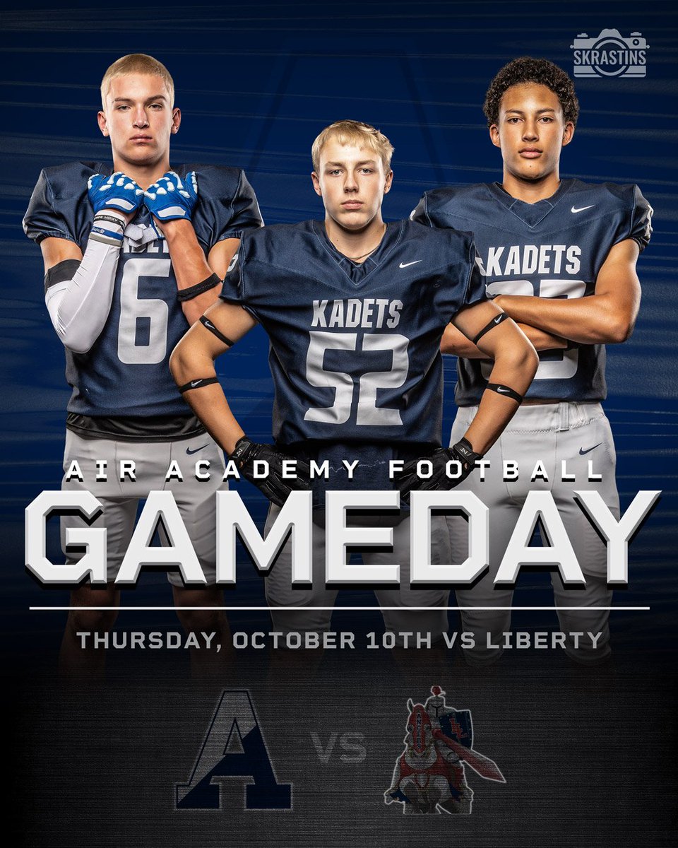 🏈🚨 Thursday night lights tonight! We'll be home at the K-Dome taking on Liberty at 7 - see you there! 🚨🏈 #ElevateTheStandard #KadetsFootball
