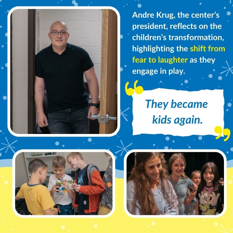 UNHCRUSA's tweet photo. 🫂 Care
💙 Love
🙌 Support
🧑‍🤝‍🧑 Understanding
 
At this Philadelphia community center, refugees from Ukraine find hope and resilience as they heal from the scars of war. #WorldMentalHealthDay