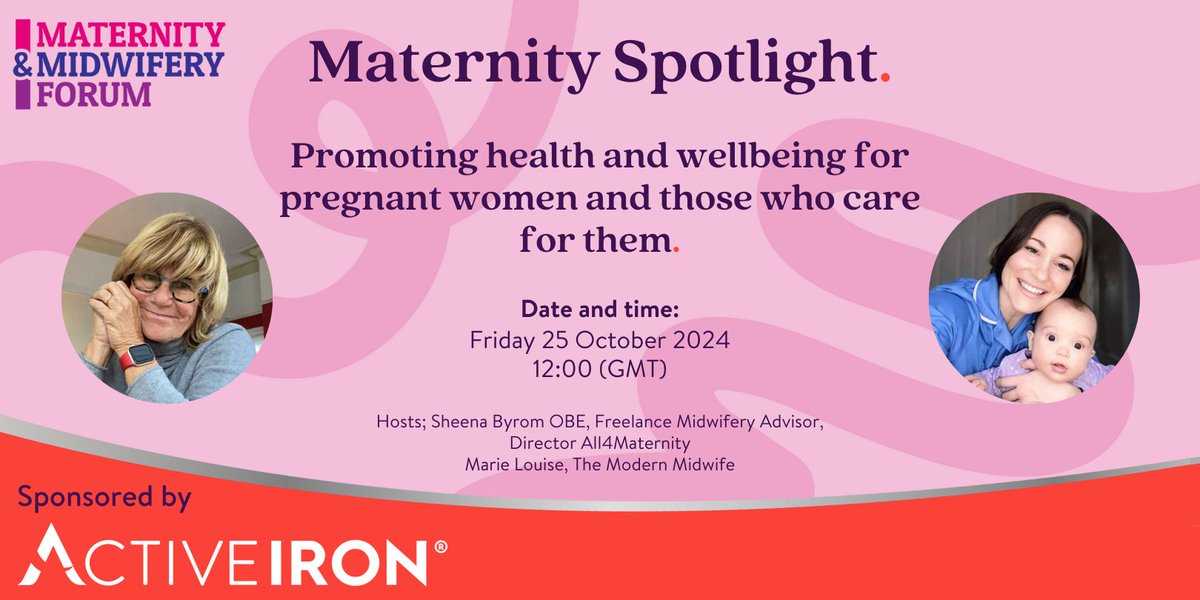 📣 Calling all Midwives 📣
Register now for our upcoming FREE webinar on October 25th, all about promoting health and wellbeing for pregnant women and those who care for them.
Register here bit.ly/3XND632
<a href="/all4maternity/">all4maternity</a> <a href="/modern_midwife1/">The Modern Midwife</a> <a href="/MidwiferyForum/">Maternity & Midwifery Forum</a> #Webinar #Midwives