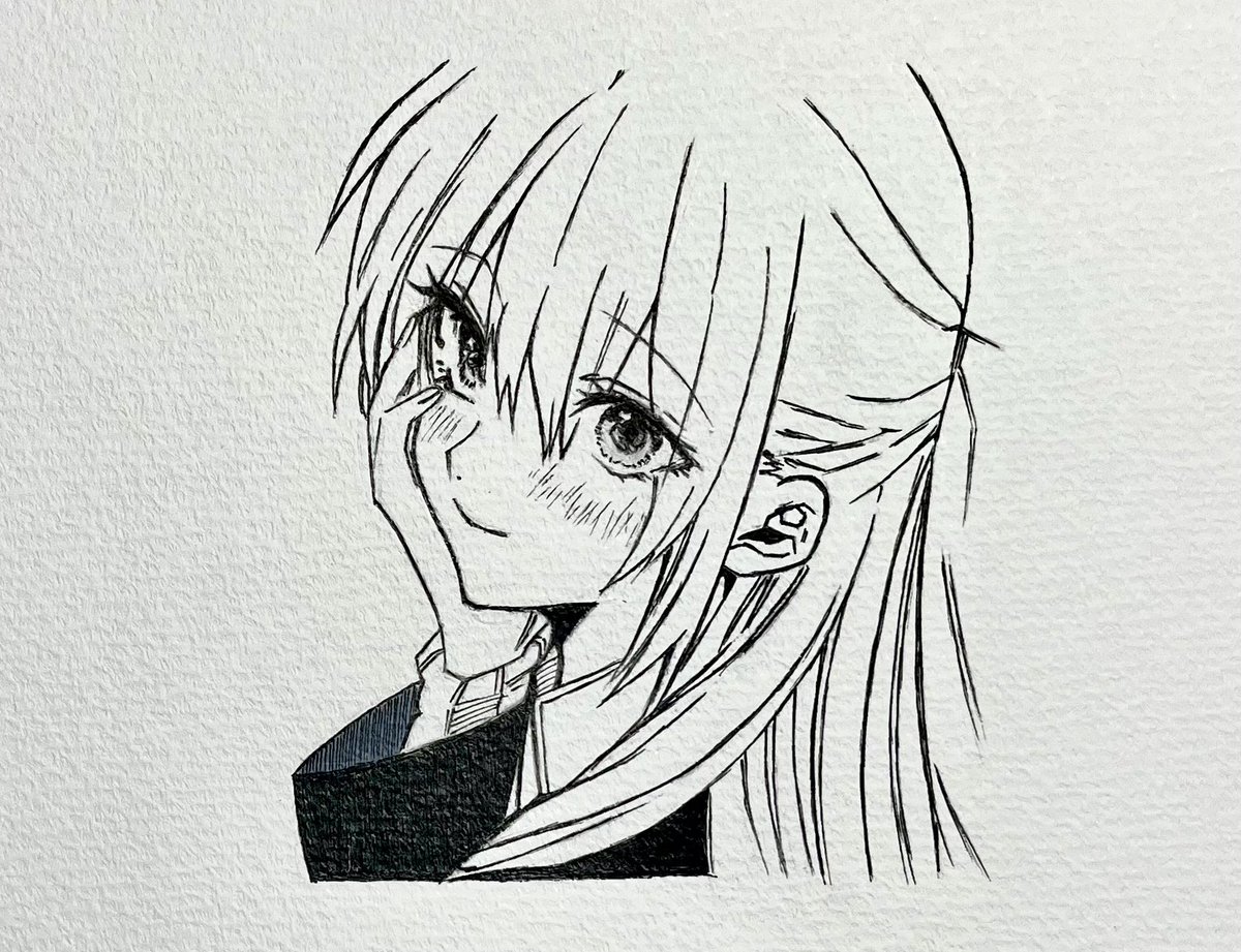 リクエストで式守さん描いてみました！ #可愛いだけじゃない式守さん