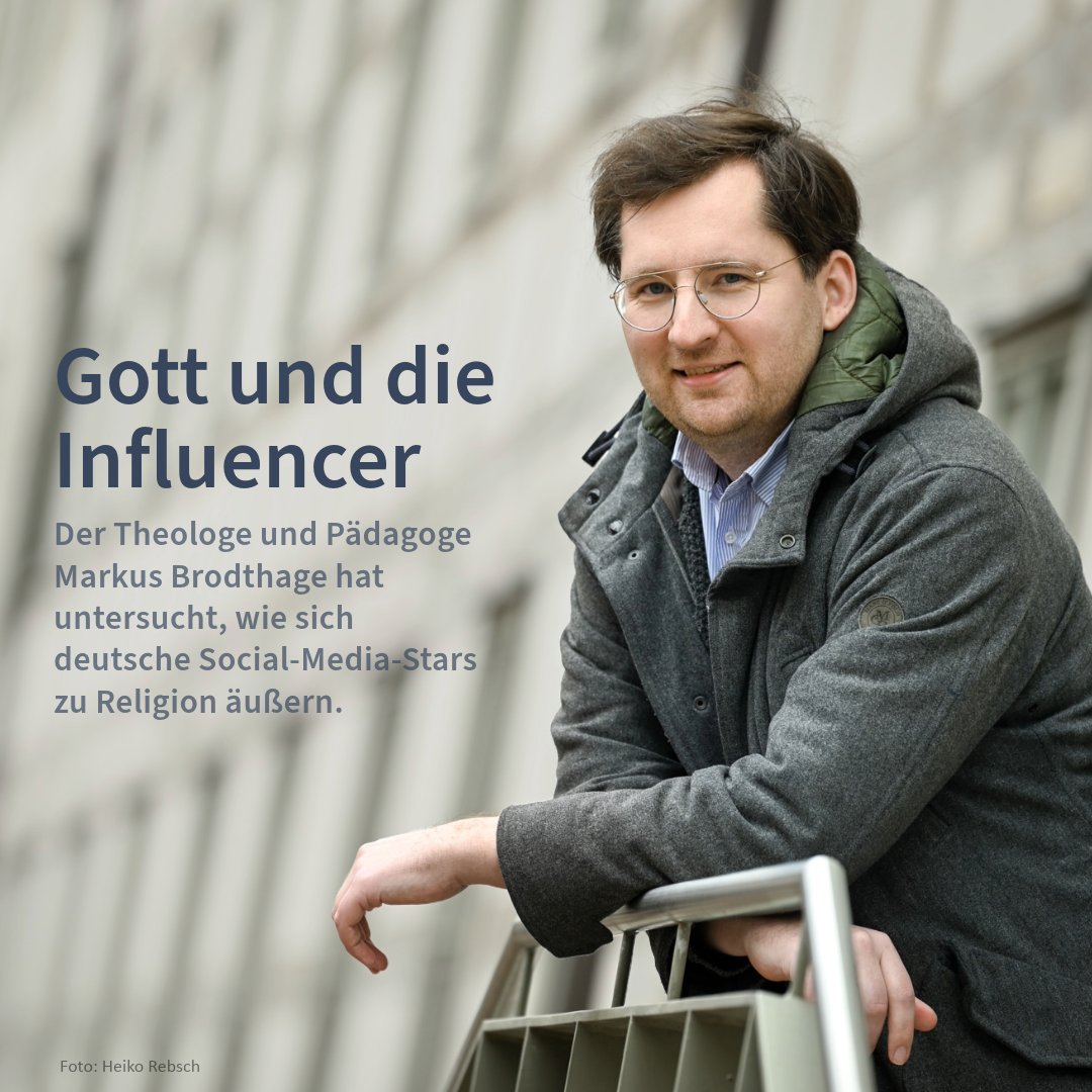 Gott und die Influencer: Wenn sich deutsche Social-Media-Stars auf YouTube zu Religion äußern, ist das selten kirchenfreundlich. @M_Brodthage vom Institut für Katholische Theologie und ihre Didaktik hat die Videos für seine Dissertation analysiert. campus-halensis.de/influencer/