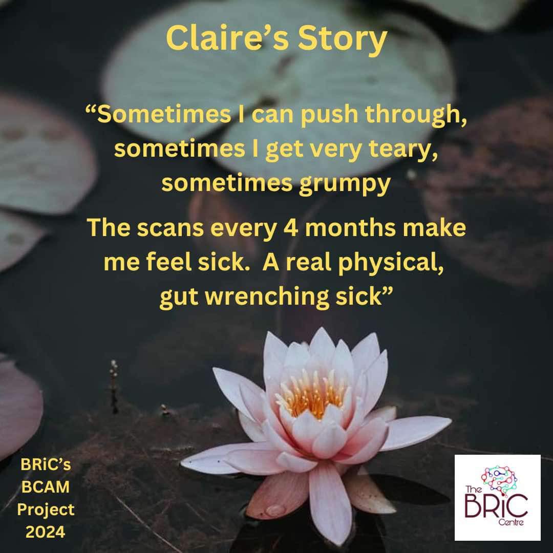 For Claire the fear of cancer progression is very real. You are either stable or the drugs stop working which means your cancer can progress. You are never cured. Read Claire’s blog here 👇
bcresiliencecentre.blogspot.com 

#MentalHealthAwareness #cancer #fear #breastcancer #psychology