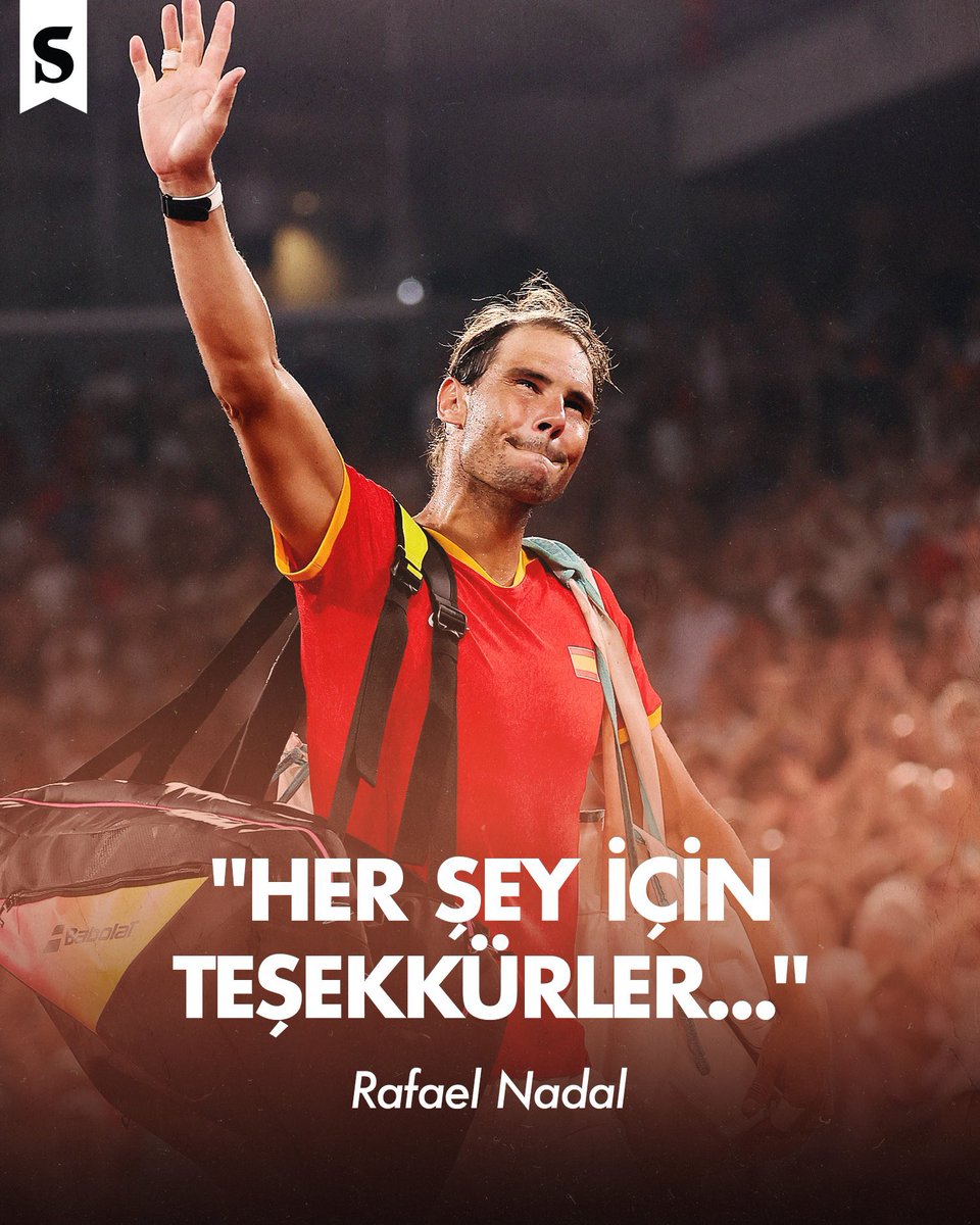 Tarihin en büyük savaşçısı tenis bıraktı. Federer’den sonra son kalan yarımızı da seninle yitirdik. Seni çok özleyeceğiz Rafael Nadal. 💔