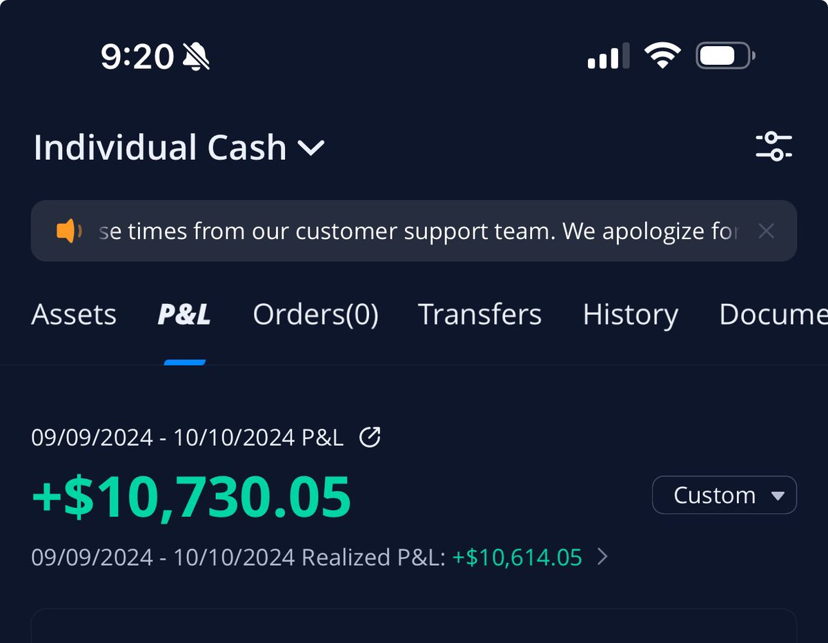 SetupDom's tweet photo. I’m at a loss of words; officially up YTD &amp; I’m already up 7K in October which is already my best month in my 3 year career. 

Things are starting to click 🙂‍↕️ $CRWD https://t.co/UQEik1Q3H1