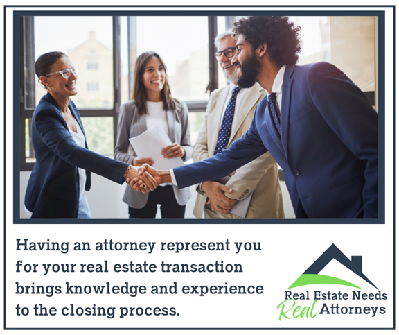 Real estate attorneys verify the title to the property is free of defects, thereby ensuring the new buyers receive what they’re expecting – home ownership, and peace of mind. #RealEstateBrokers #LegalGuidance