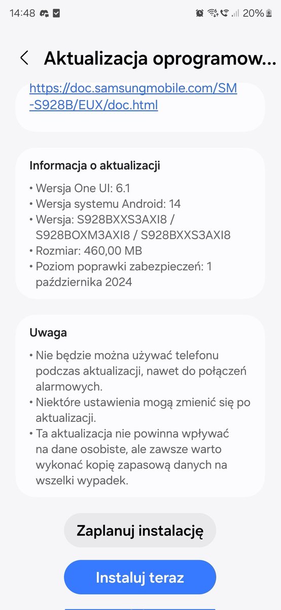 sepciax's tweet image. Poprawki zabezpieczeń na Październik
S24 Ultra /EUX
#S24Ultra  #securitypatch #samsung #serieS