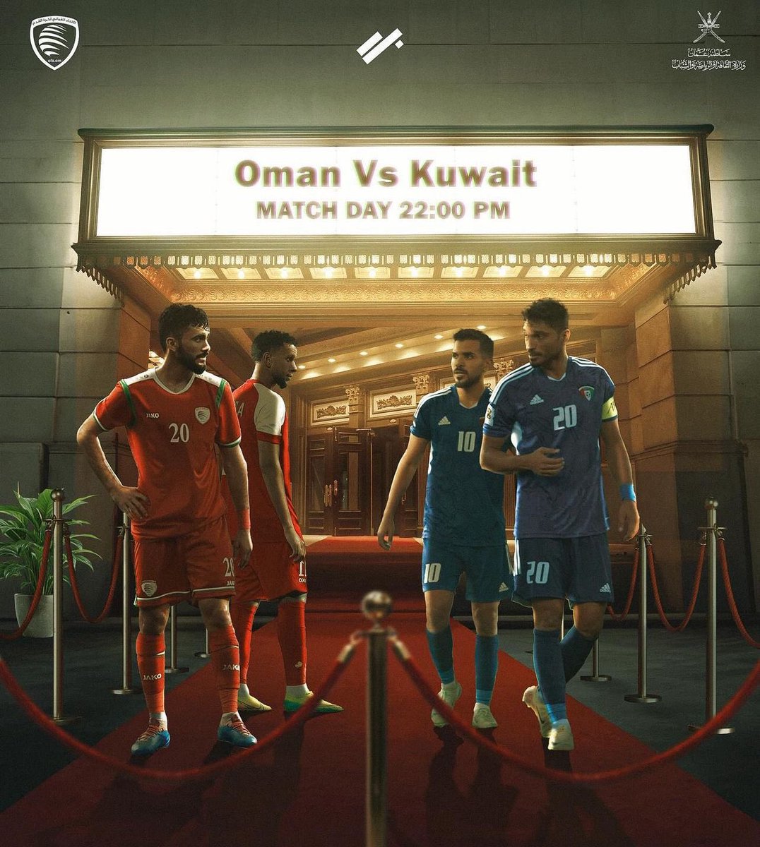 كل التوفيق المنتخب الوطني في لعبه اليوم مع الكويت
#عمان_الكويت