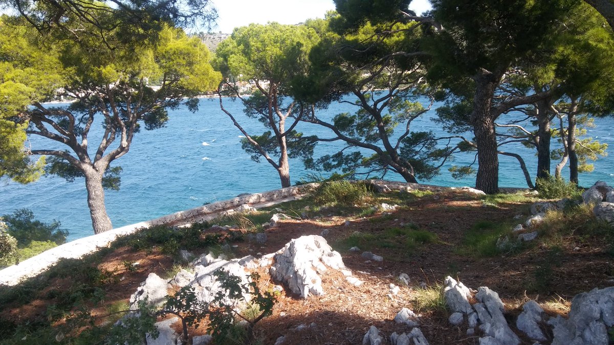 Danas puše ali vedro je i lijepo u ovoj tišini i ljepoti.