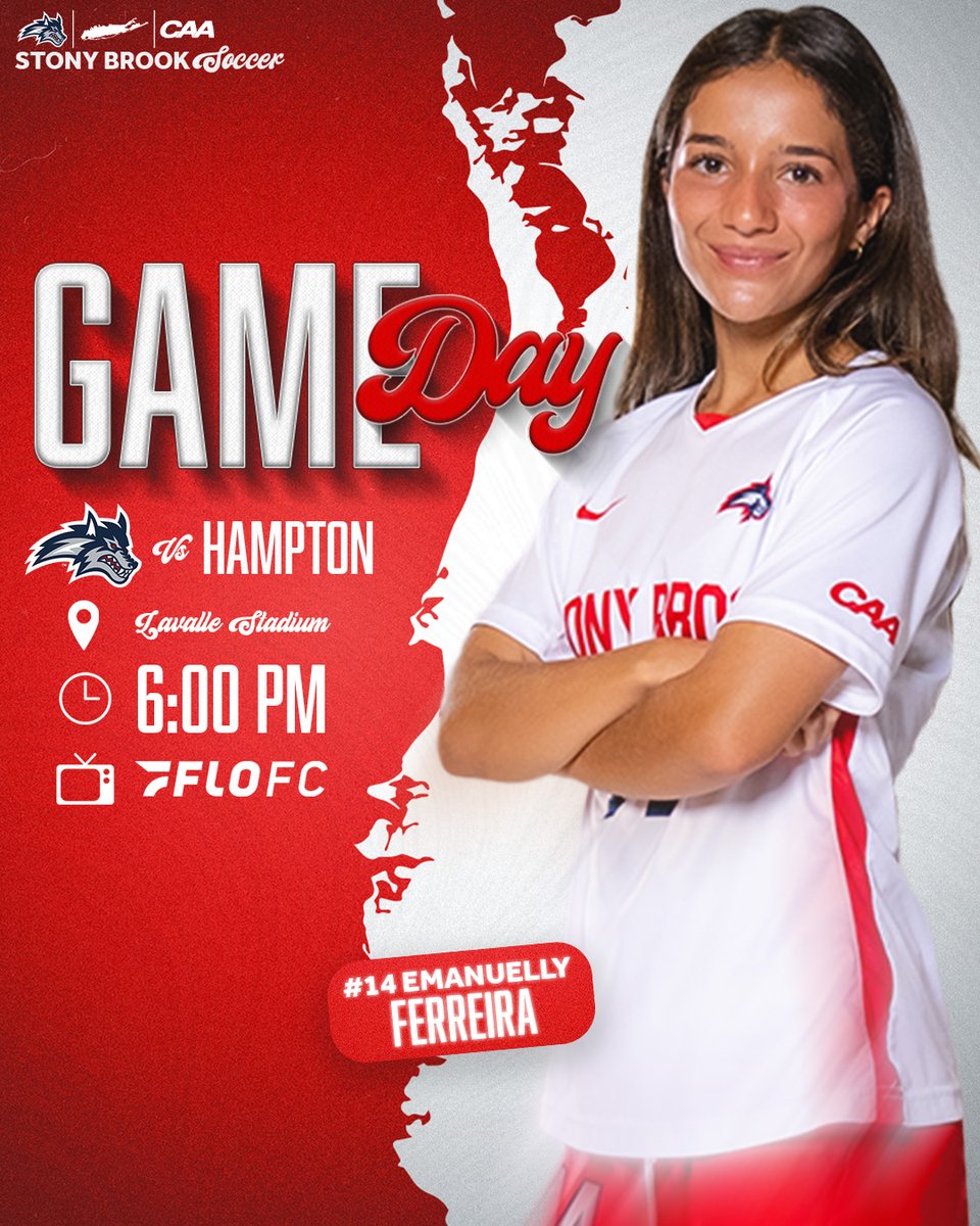 Back home under the lights ✨

🆚 Hampton
⏰ 6:00 p.m.
📍 Stony Brook, N.Y.
🏟️ LaValle Stadium
📊 bit.ly/3CsXvju (StatBroadcast)
💻 bit.ly/3Kf3N8m (<a href="/FloFC_/">FloCollege | Soccer</a>)

🌊🐺 x #CAASoccer